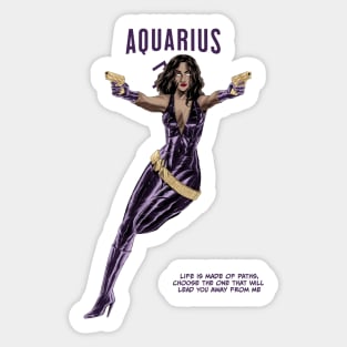 Aquarius Sticker